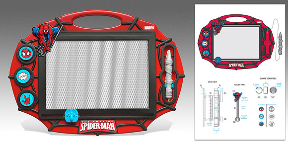 Spider-Man | Magnetic Drawing Board (2007)